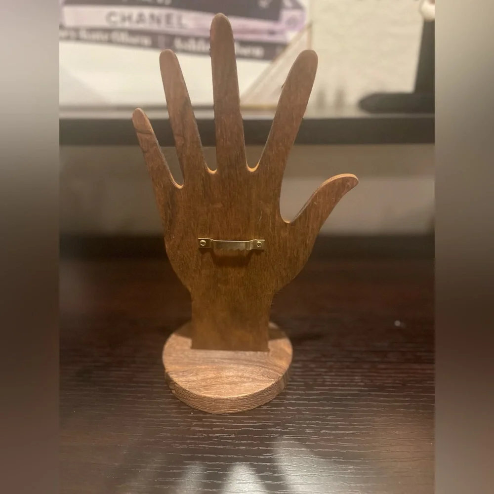 JEWELRY HAND STAND Holds rings and bracelets. 2 stands can also be hung on wall.